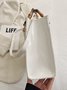 Urban Croc Embossed Bamboo Tote