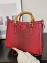 Urban Croc Embossed Bamboo Tote