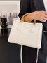 Urban Croc Embossed Bamboo Tote