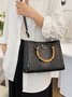 Urban Croc Embossed Bamboo Tote