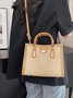 Urban Croc Embossed Bamboo Tote