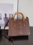 Urban Croc Embossed Bamboo Tote