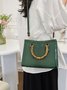 Urban Croc Embossed Bamboo Tote
