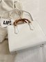 Urban Croc Embossed Bamboo Tote