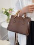 Urban Croc Embossed Bamboo Tote