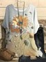 Casual Floral Regular Fit Crew Neck T-Shirt