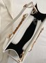 Urban Croc Embossed Bamboo Tote