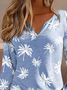 Loose Casual Coconut Tree T-Shirt