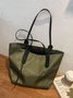Oxford Tarpaulin Large Capacity Tote Bag