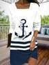 Geometric Casual Autumn Polyester Square neck Natural Micro-Elasticity Regular Fit Regular Dresses for Women